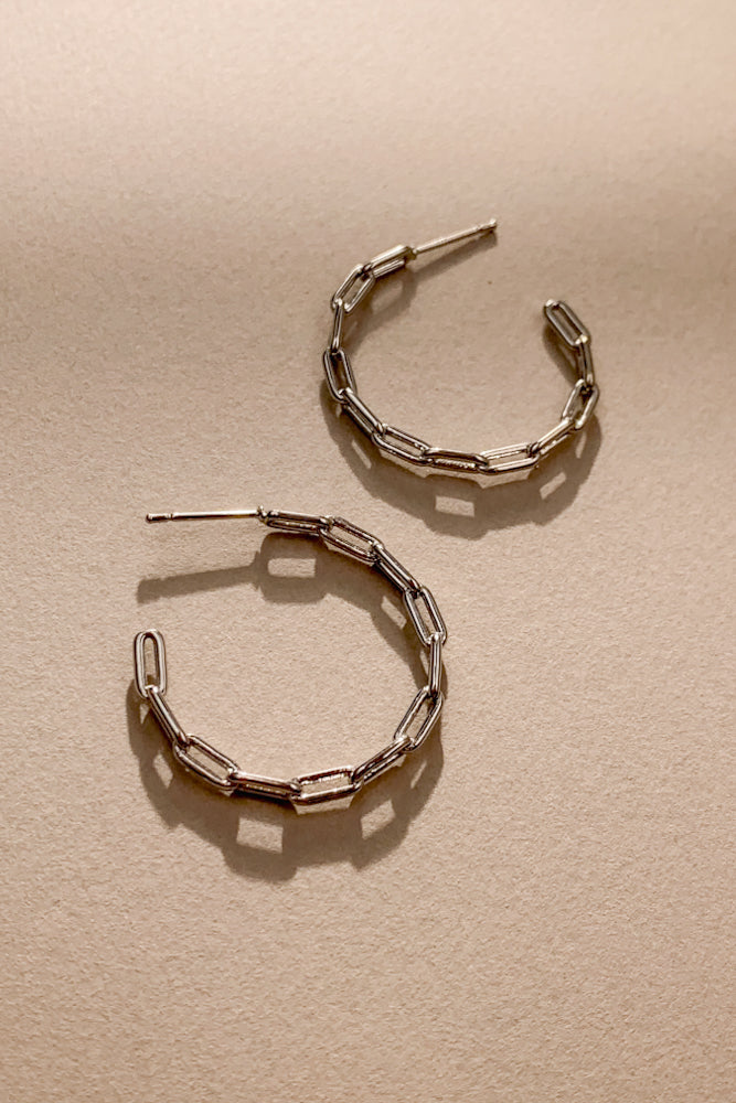 Oval Link Hoops