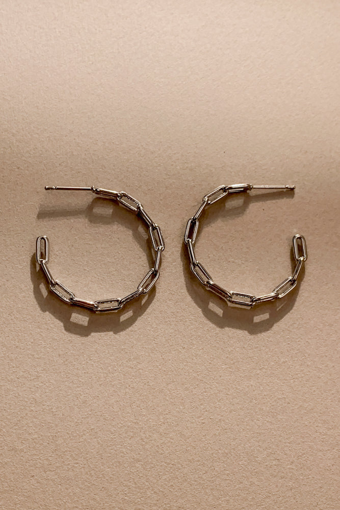 Oval Link Hoops