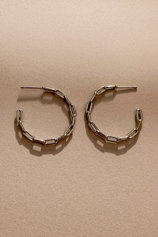 Oval Link Hoops