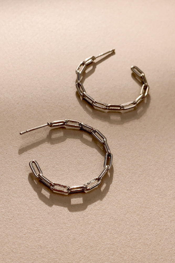 Oval Link Hoops
