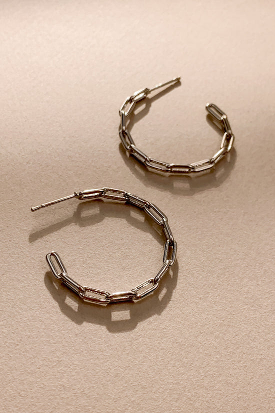 Oval Link Hoops