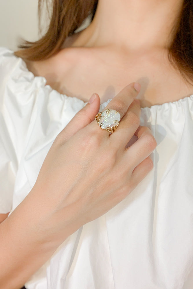Load image into Gallery viewer, Sabelle Pearl Ring
