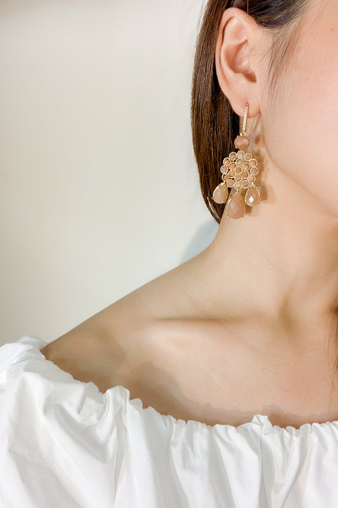 Delilah Gemstone Drop Earrings