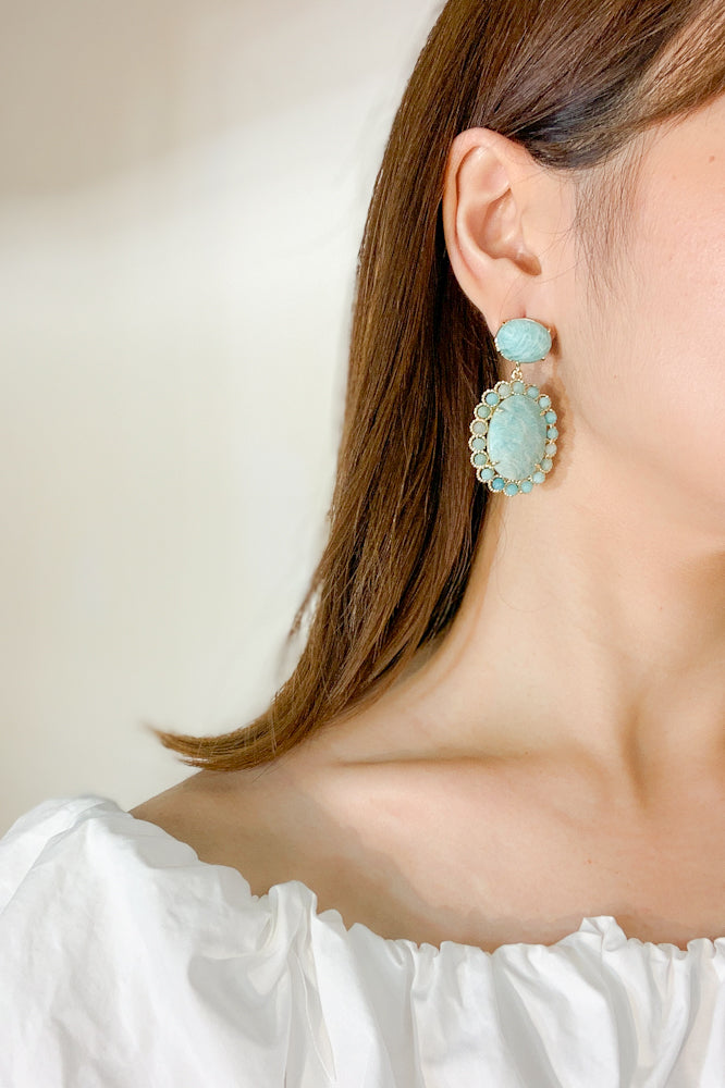 Kelsea Gemstone Drop Earrings