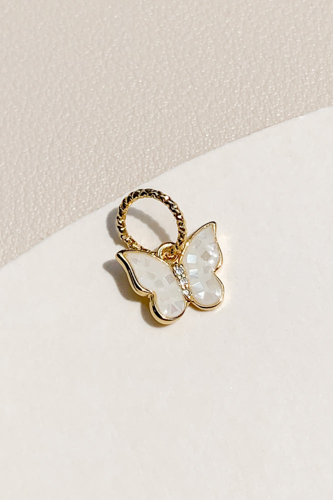 Shell Butterfly Charm