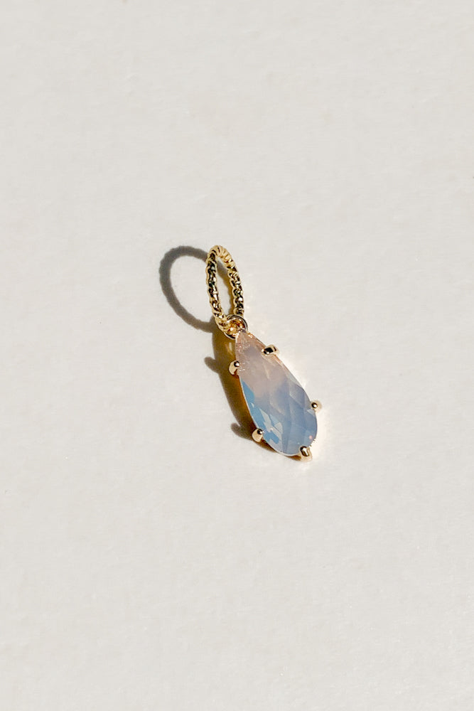 Load image into Gallery viewer, Teardrop Glass Crystal Charm
