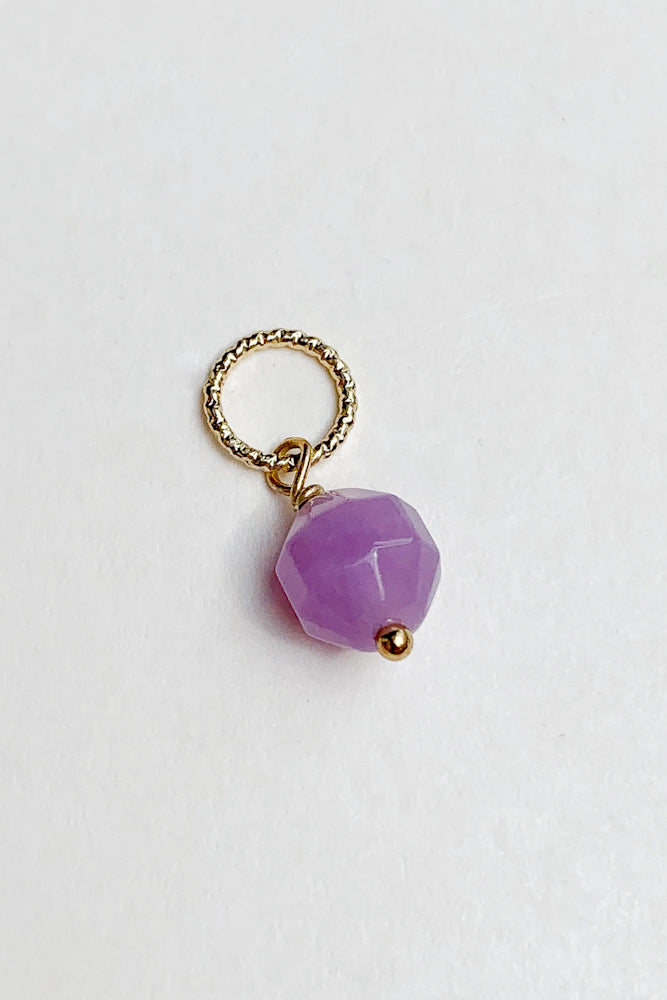 Faceted Abacus Gemstone Charm