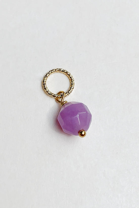 Faceted Abacus Gemstone Charm