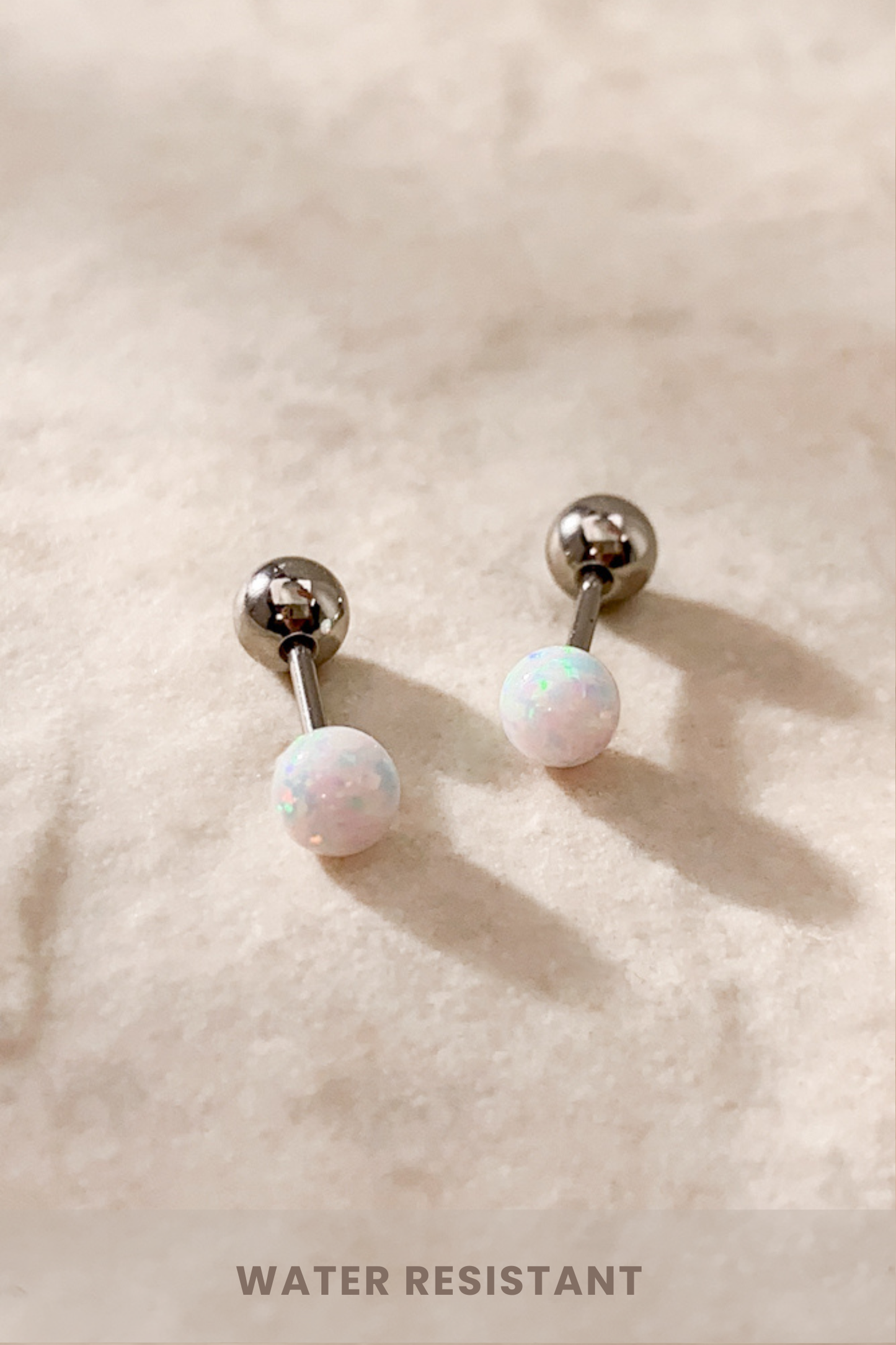 Opal Studs (Stainless Steel)