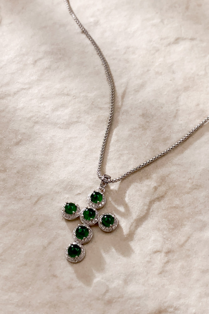 Cross Jadeite Necklace
