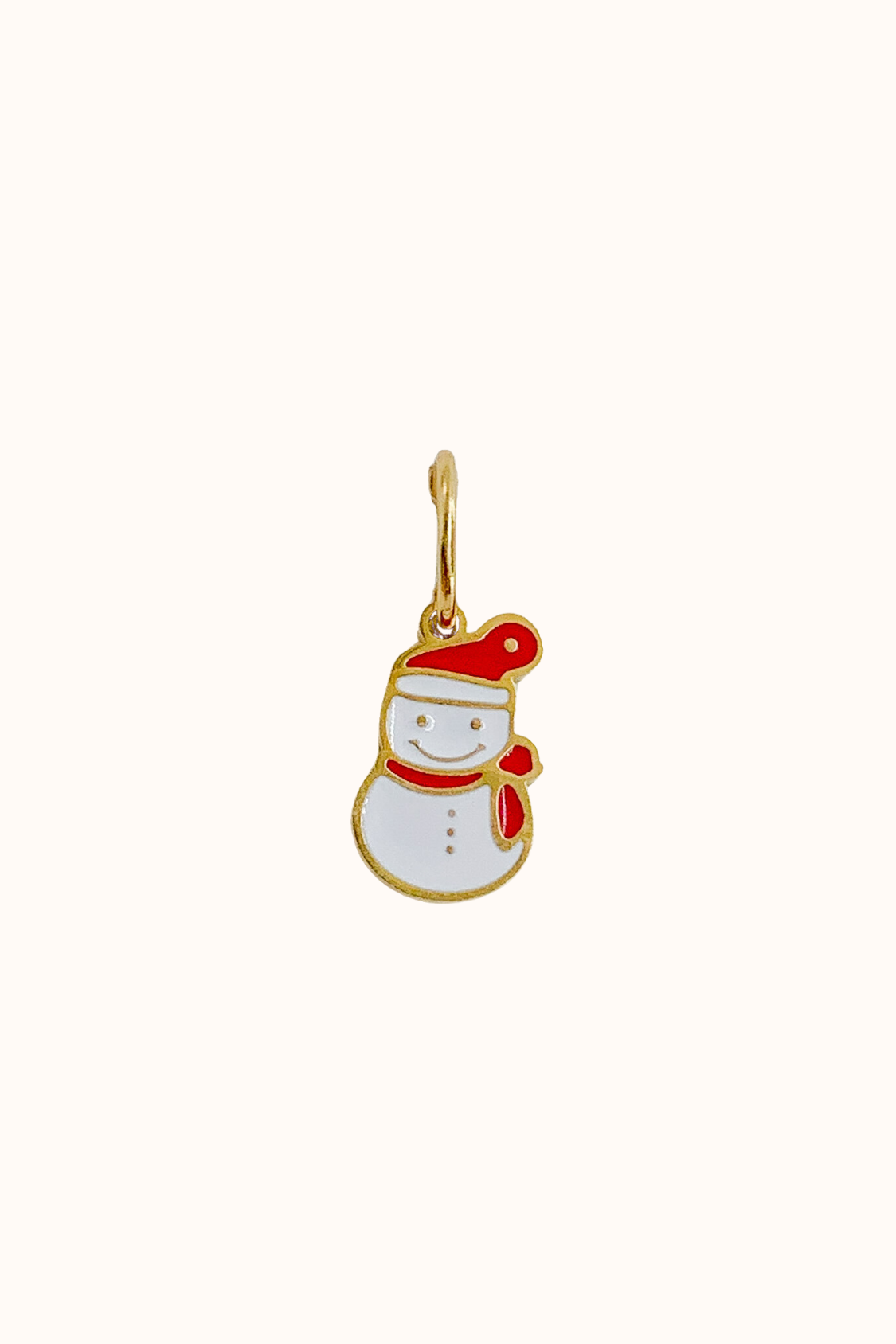 Snowman Charm (Stainless Steel)