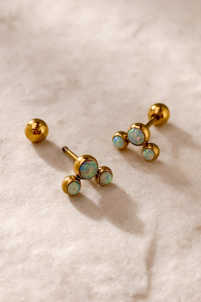 Rayn Opal Ear Studs