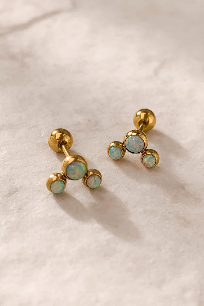 Rayn Opal Ear Studs