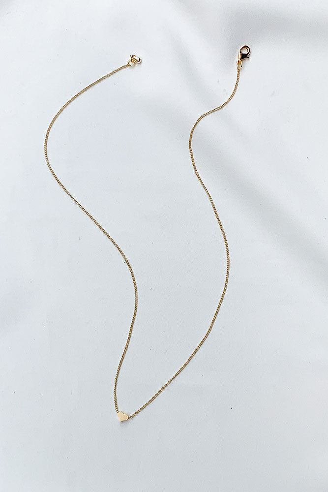 Initial Necklace in Gold