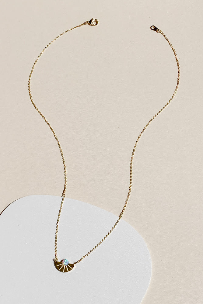 Daria Opal Chain Necklace