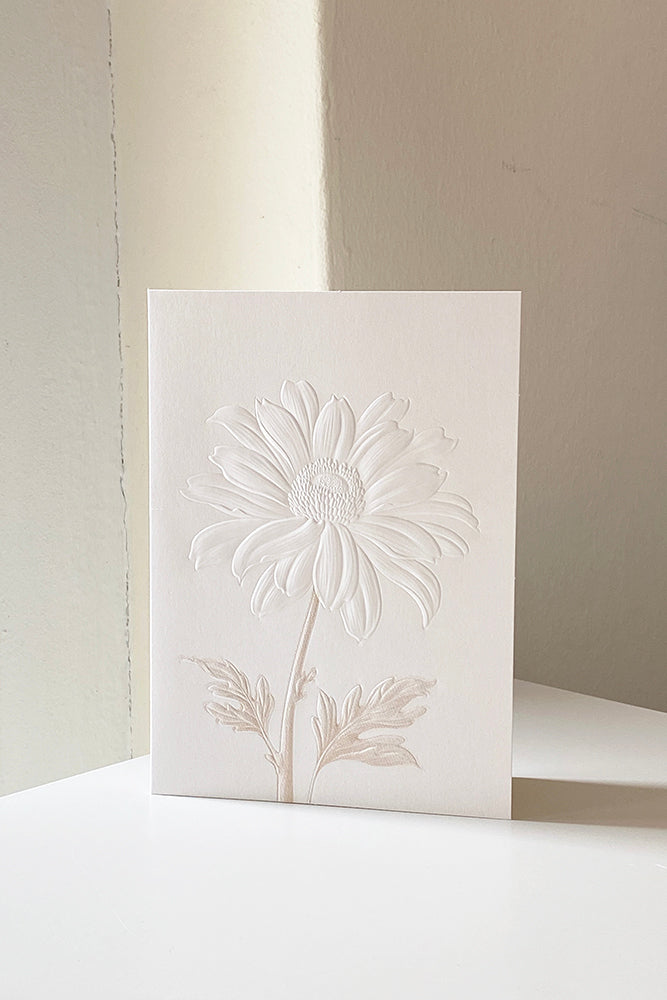 Load image into Gallery viewer, Embossed Sunflower Greeting Card
