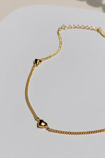 Amour Heart Chain Bracelet (925 Silver)