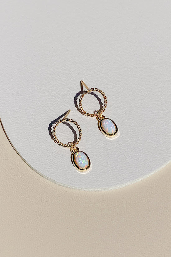 Lettie Opal Earrings