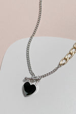 Mie Heart Lock Chain Necklace