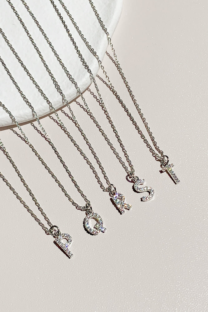 Load image into Gallery viewer, Cubic Initial Necklace
