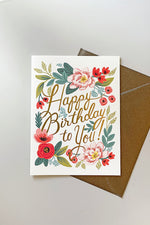 Happy Birthday Bloom Greeting Card