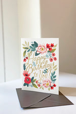 Happy Birthday Bloom Greeting Card