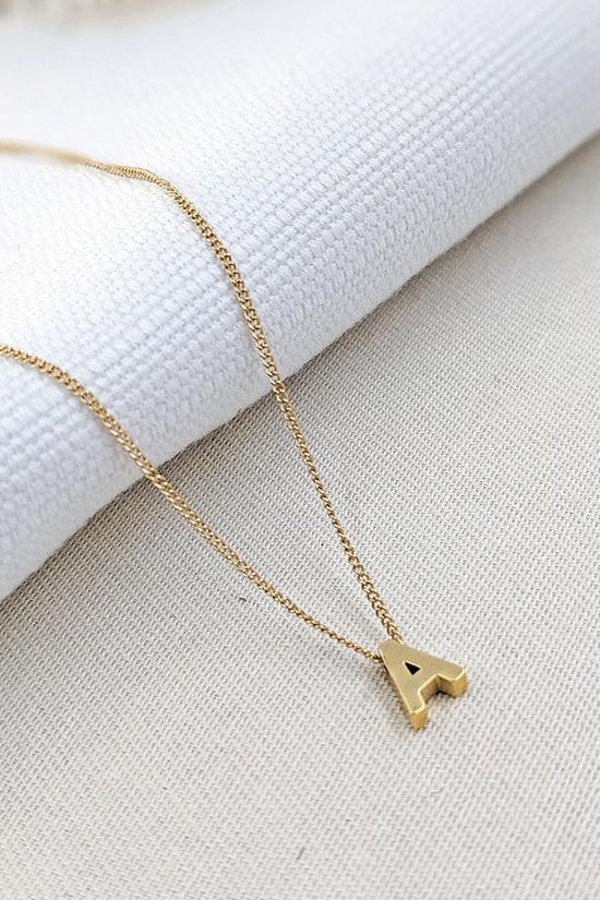 Load image into Gallery viewer, Initial Necklace in Gold
