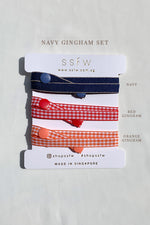 Your Daily Mask Strap - Gingham Edition (Set of 3)