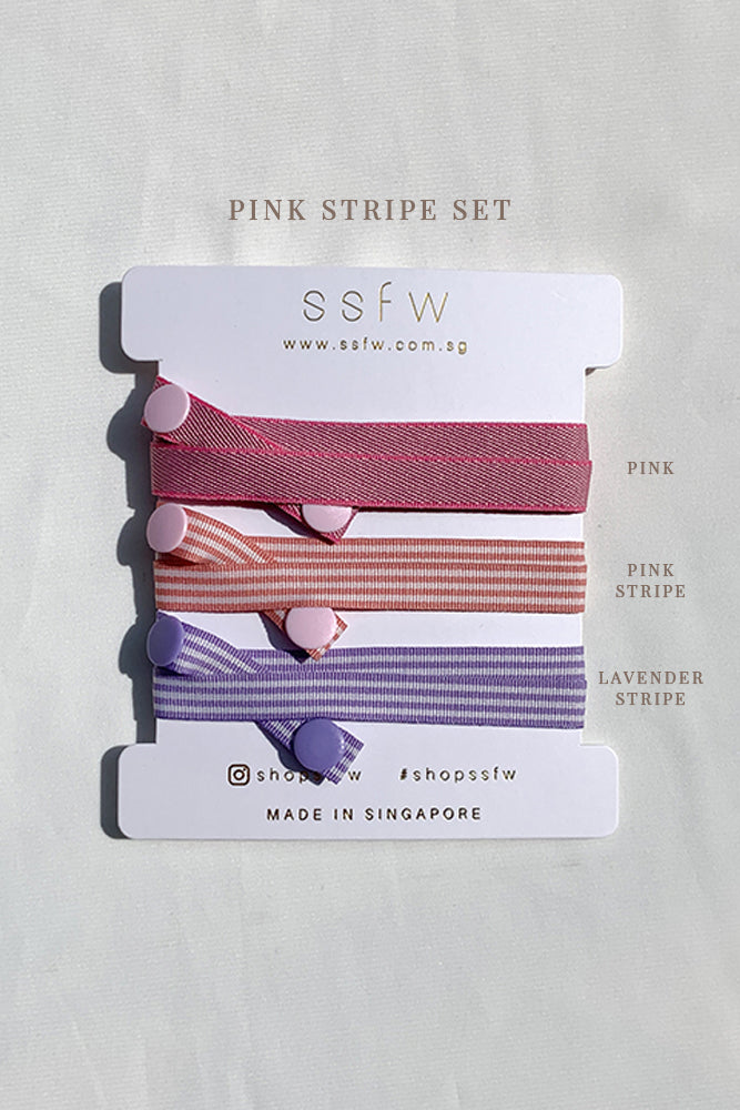 Your Daily Mask Strap - Stripe Edition (Set of 3)